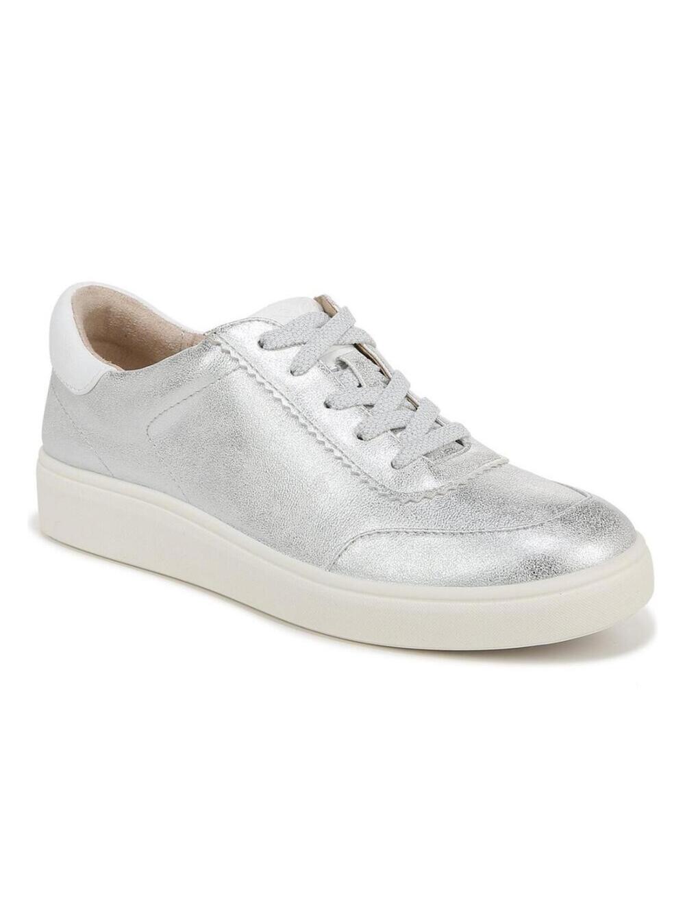 NWT LifeStride Comfort Sneakers Silver Womens 8.5W Happy Hour Machine Washable